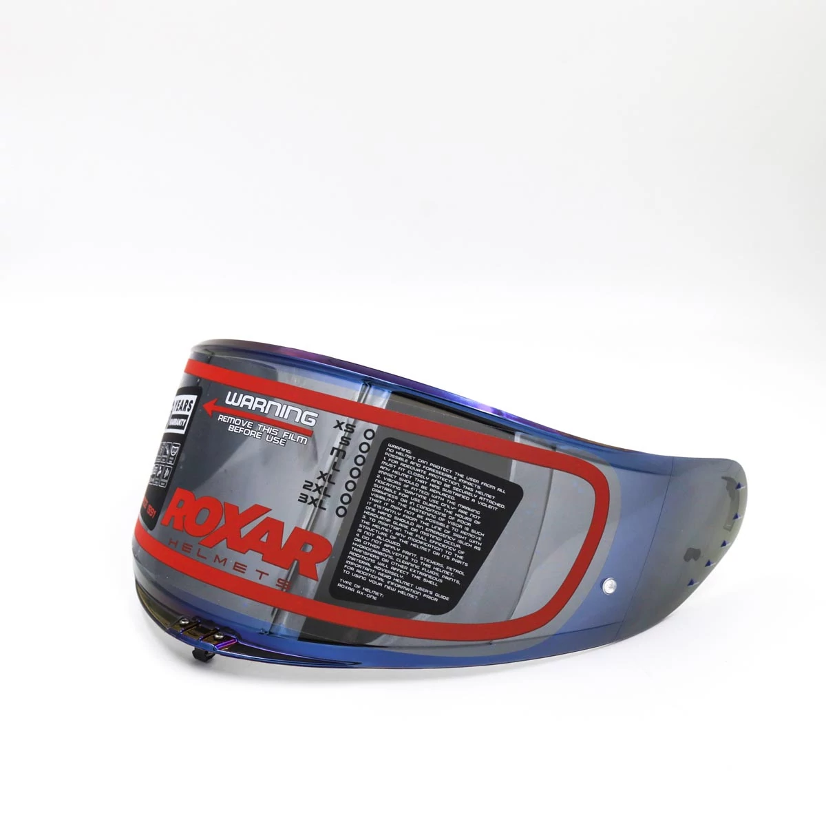 ROXAR HELMETS ROXAR Wizjer Bayamo EVO AS/PR Niebieski Irydowy