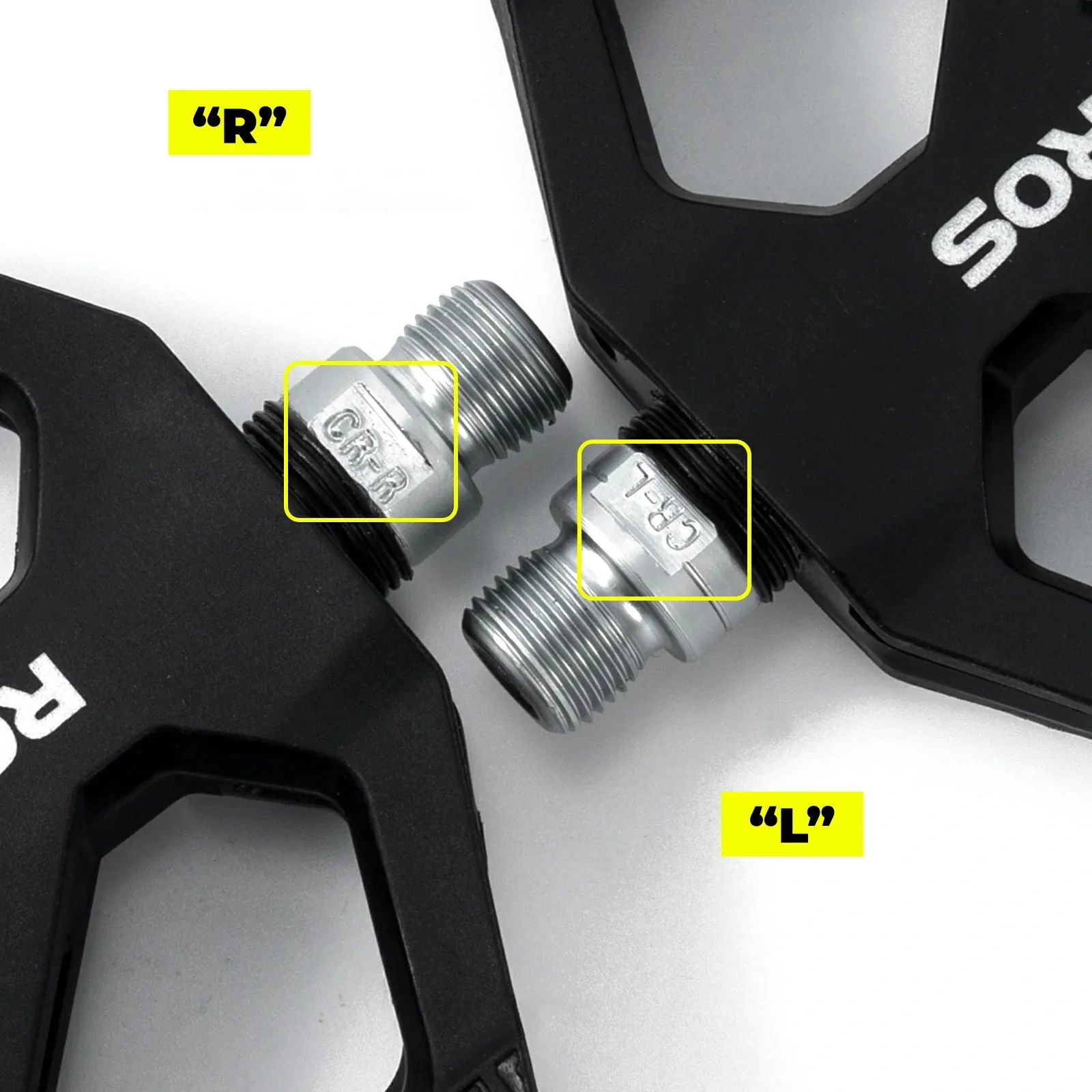 Pedały rowerowe platformowe Rockbros BP2602 nylonowe łożyska maszynowe 9/16 MTB CZARNE