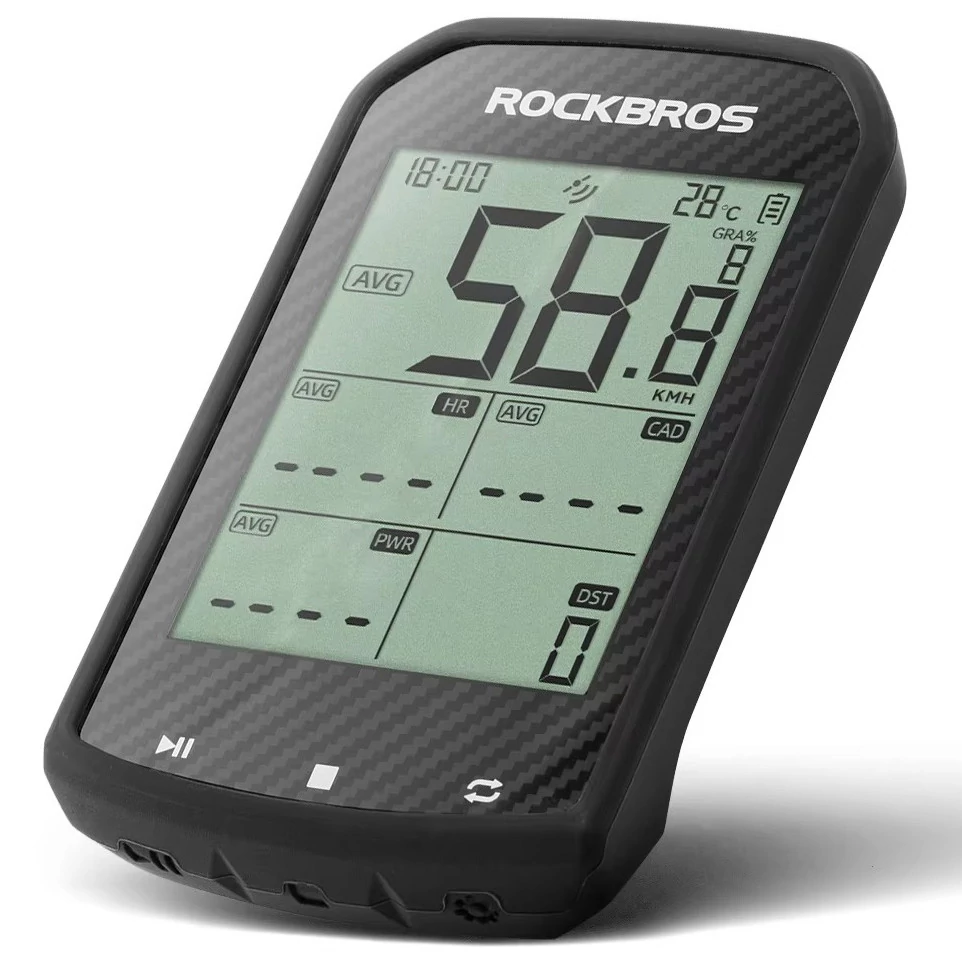 Licznik komputer rowerowy z GPS ANT+ IPX6 BLUETOOTH Rockbros M1 PRO