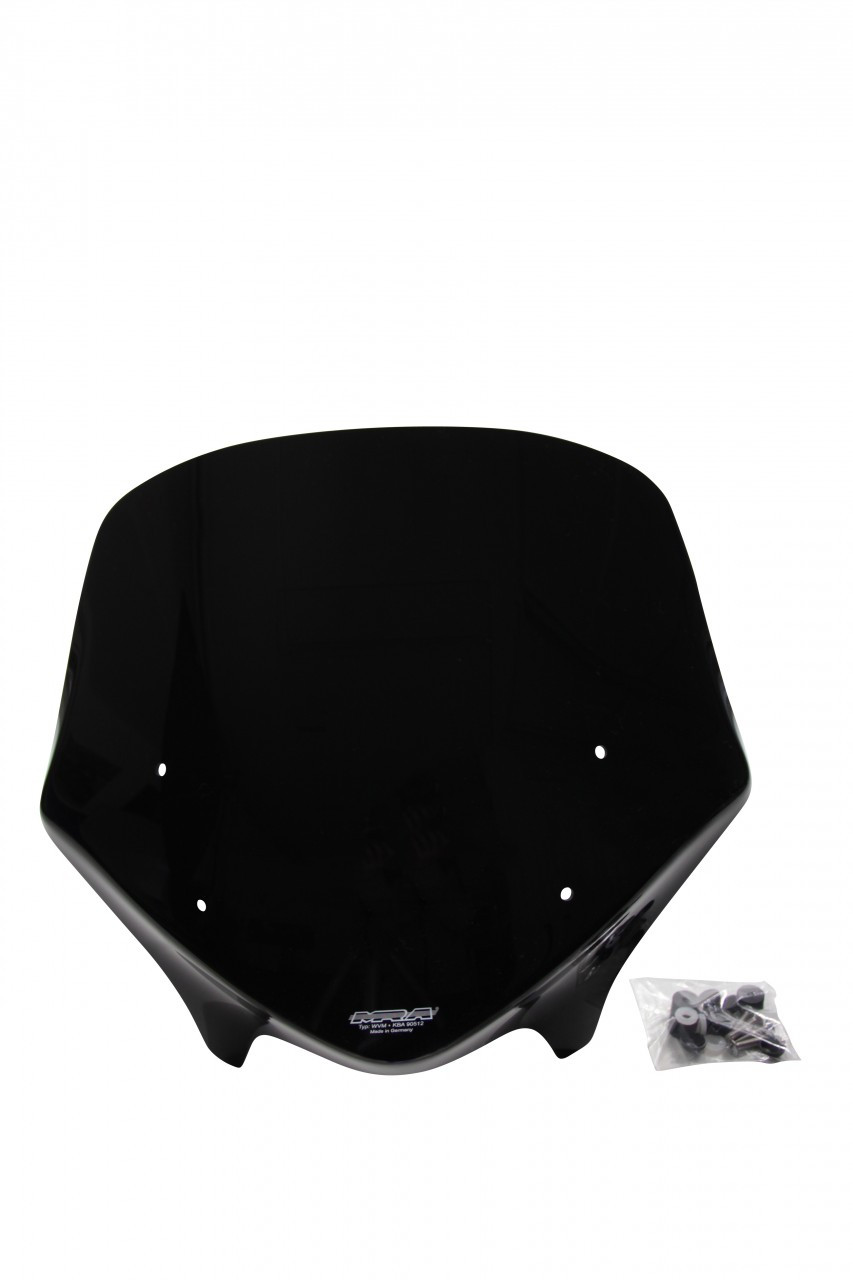 Szyba motocyklowa MRA BMW R 1200 R (F. HALTER WINDSH. SPORT) R12WR 2015-2018, forma TM, czarna