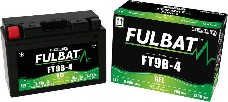 Akumulator FULBAT FUL GEL - FT9B-4 / YT9B-4 (Żelowy, bezobsługowy)