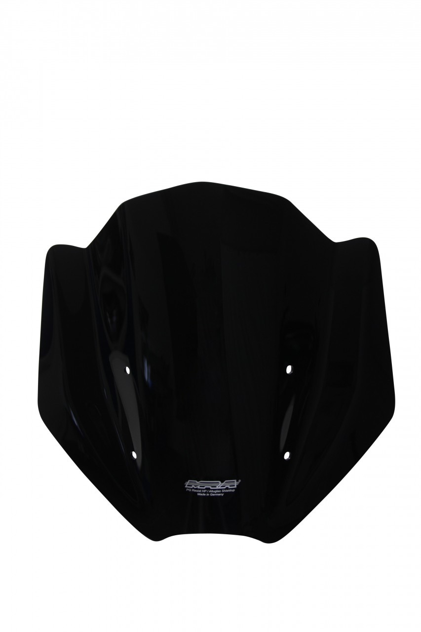 Szyba motocyklowa MRA KTM 1290 SUPER DUKE R KTM SUPERDUKE 2017-2019, forma NSPM, czarna