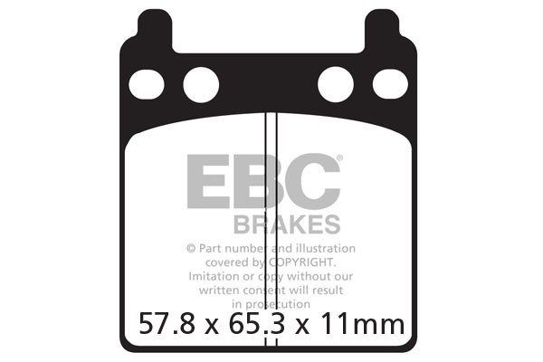 EBC Brakes Klocki hamulcowe EBC FA032 (kpl. na 1 tarcze)