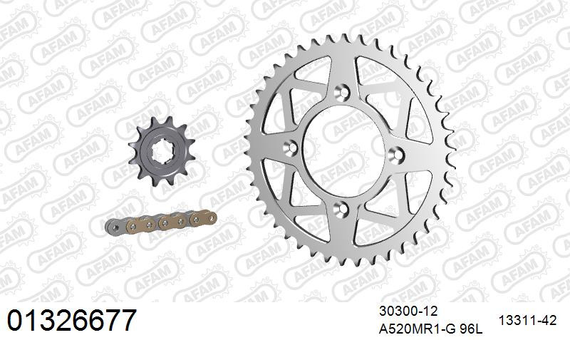 Zestaw napędowy AFAM do YAMAHA TY 250 R, TY 250 S