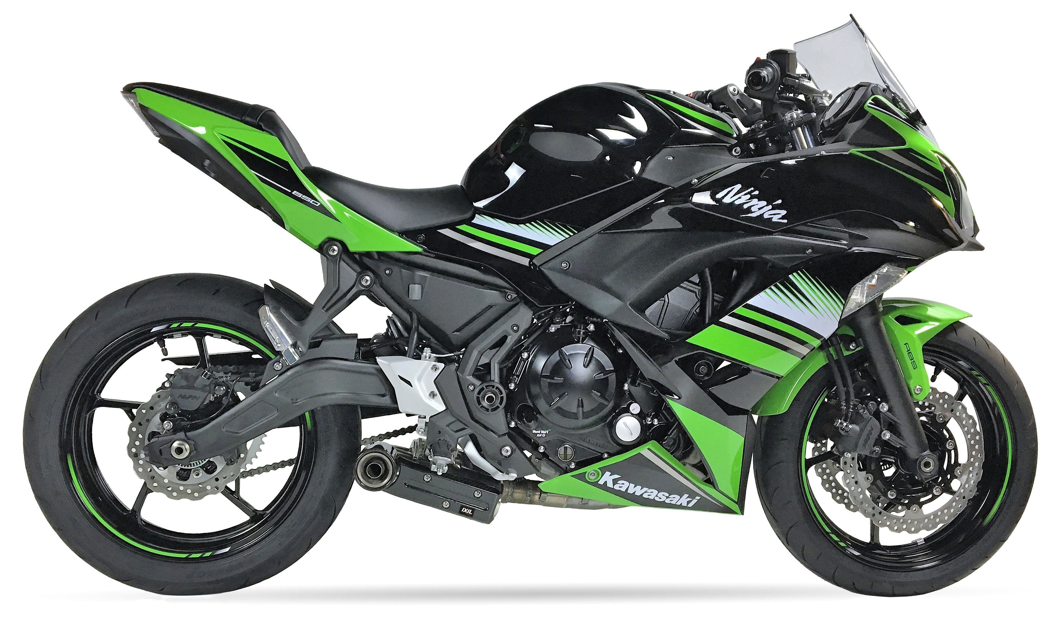 Tłumik IXIL KAWASAKI Z 650 - NINJA 650 17-19 (ER650H,ER650HA2,EX650K,EX650KA2) typ SX1 (waga: 3900g, długość: 347 mm., materiał:
