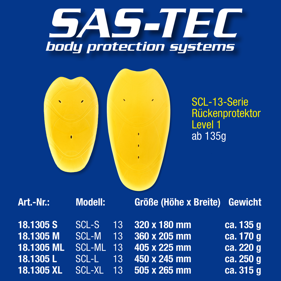 Ochraniacz pleców SAS-TEC SC-1/13
