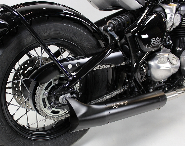 IRONHEAD END CAPS typ CAP (długość: Ø 88 mm., materiał: Inox AISI304, kolor: Black painted) FISHTAIL END CAP (BLACK)