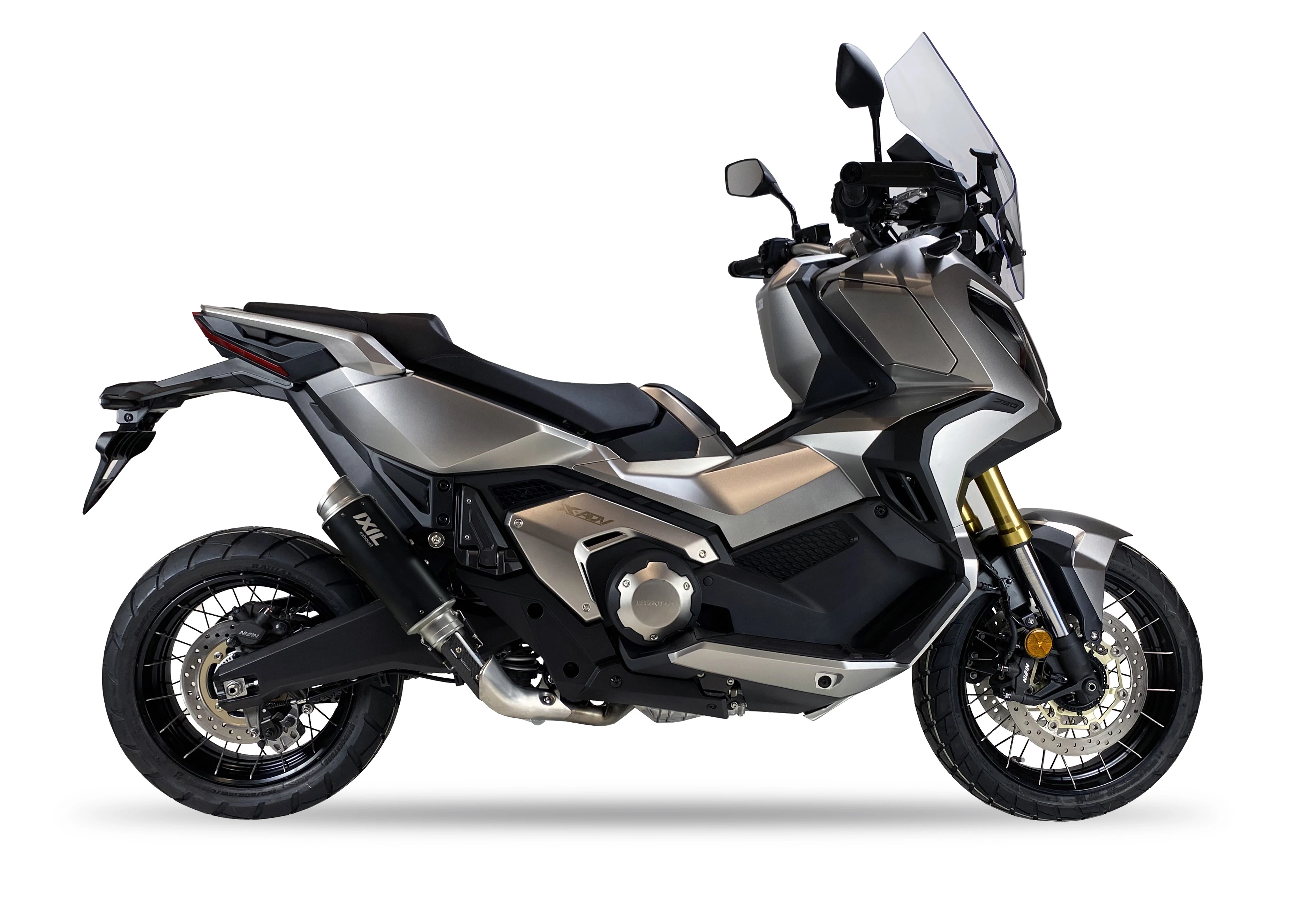 IXIL Tłumik HONDA FORZA 750 2025 (RH22) typ RC3B SLIP ON - SPORT XTREM BLACK (Homologacja)