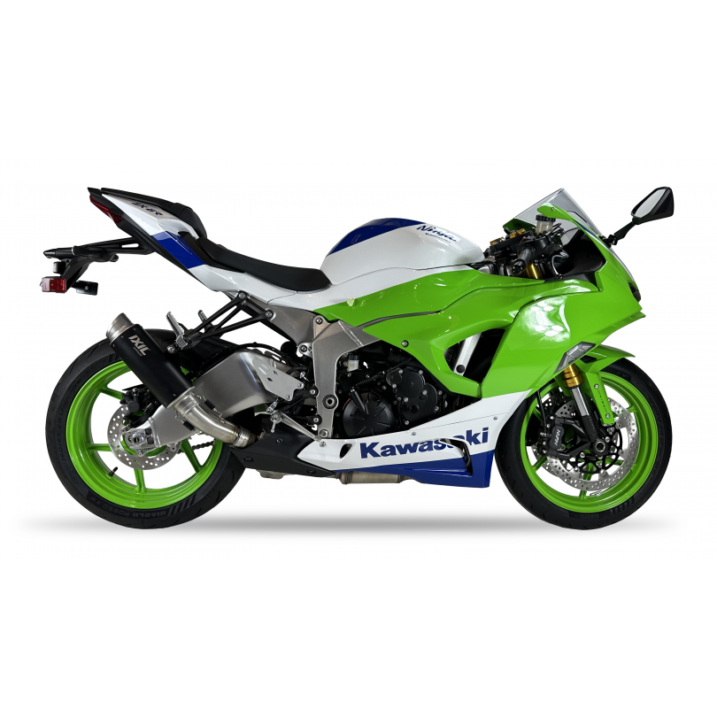 Tłumik IXIL KAWASAKI ZX-6 R NINJA 2024 (ZX636J) typ RC3B SLIP ON - SPORT XTREM BLACK