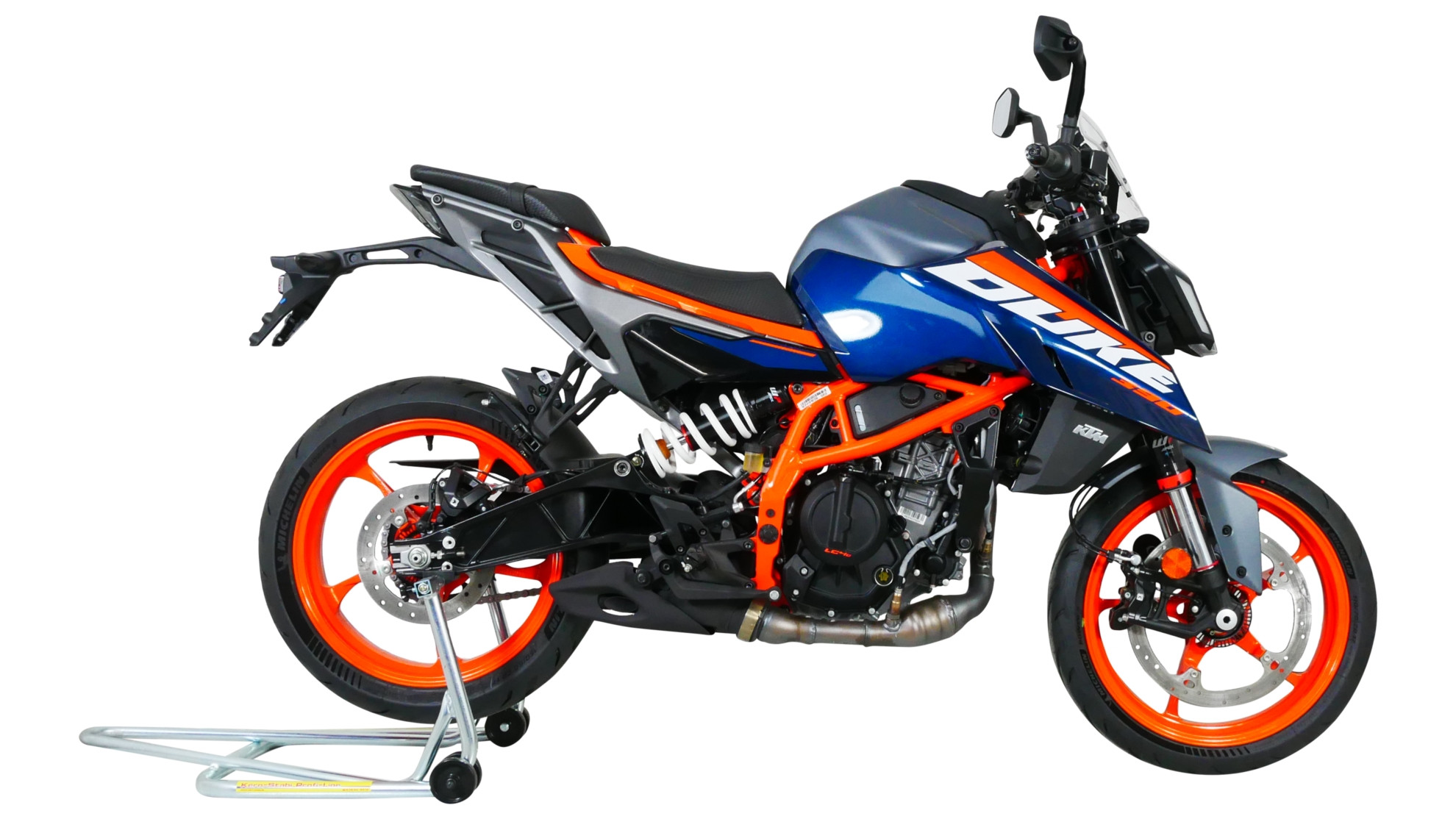 Szyba motocyklowa MRA KTM DUKE 390 2024-, forma NSPM, bezbarwna
