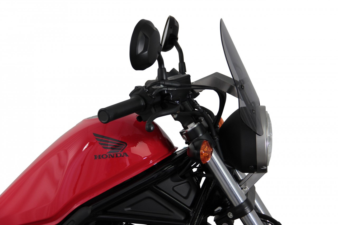 Szyba motocyklowa MRA HONDA CMX 500 REBEL 2017-2019, forma NSP, przyciemniana