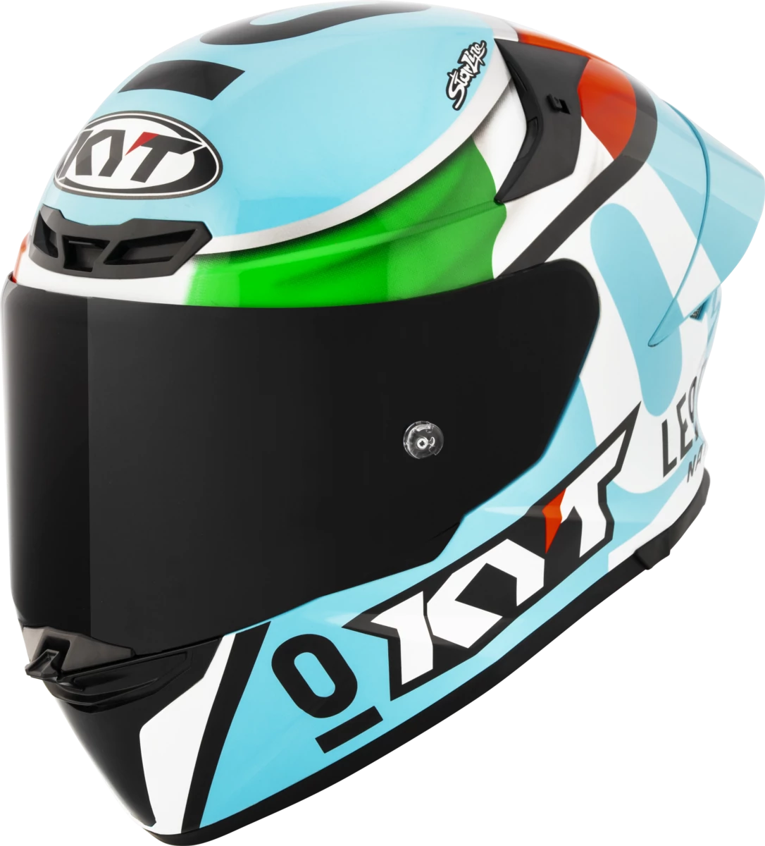 Kask motocyklowy KYT TT-REVO LEOPARD REPLICA TRICOLORE