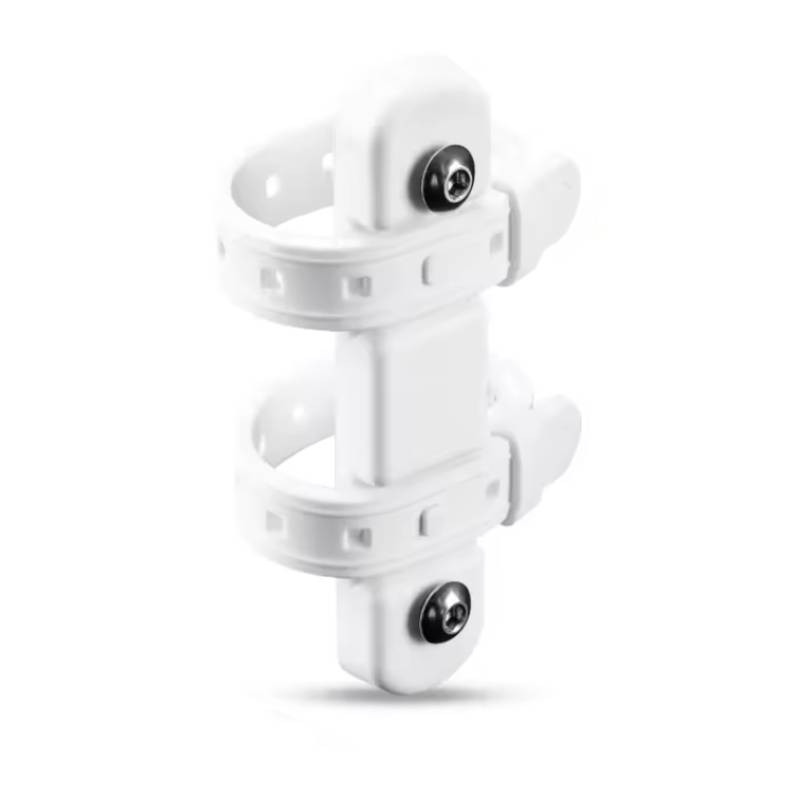 Adapter, uchwyt rowerowy do mocowania koszyka na sztycy, ramie ROCKBROS 310001005 biały