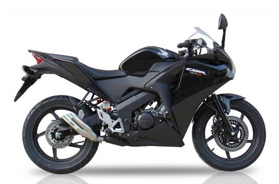 Tłumik IXIL HONDA CBR 125 R 11-15 (JC50) typ L2X (waga: 3000g, długość: 242 mm., materiał: Inox AISI304, kolor: Anodized aluminu