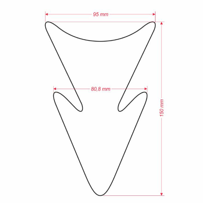 ONEDESIGN Tankpad carbon MINI ARROW logo racing