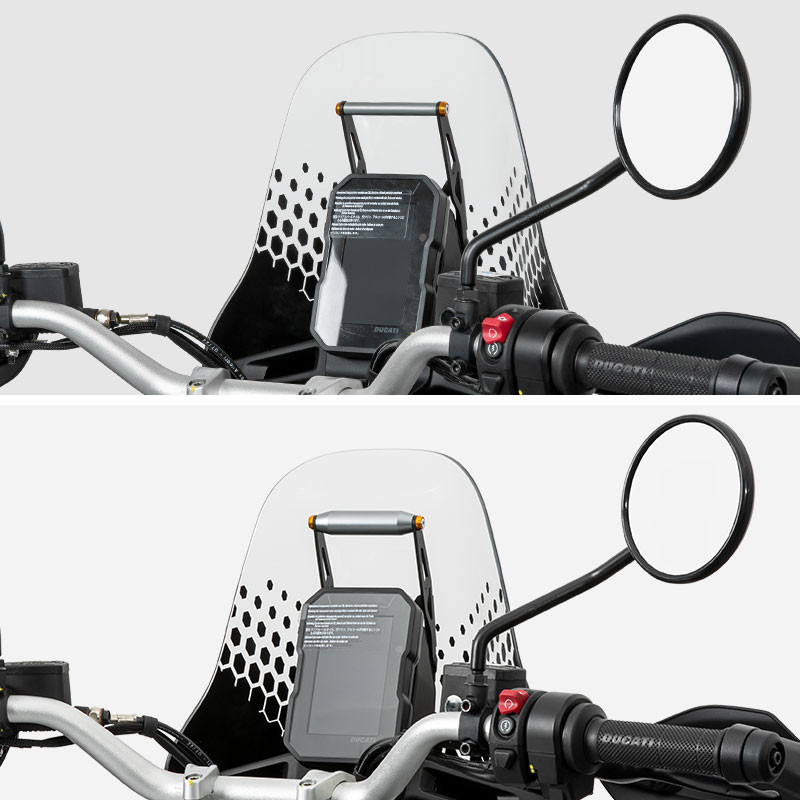 LOBOO Zestaw montażowy GPS do motocykli DUCATI DESERT X (2023-) belka 12mm