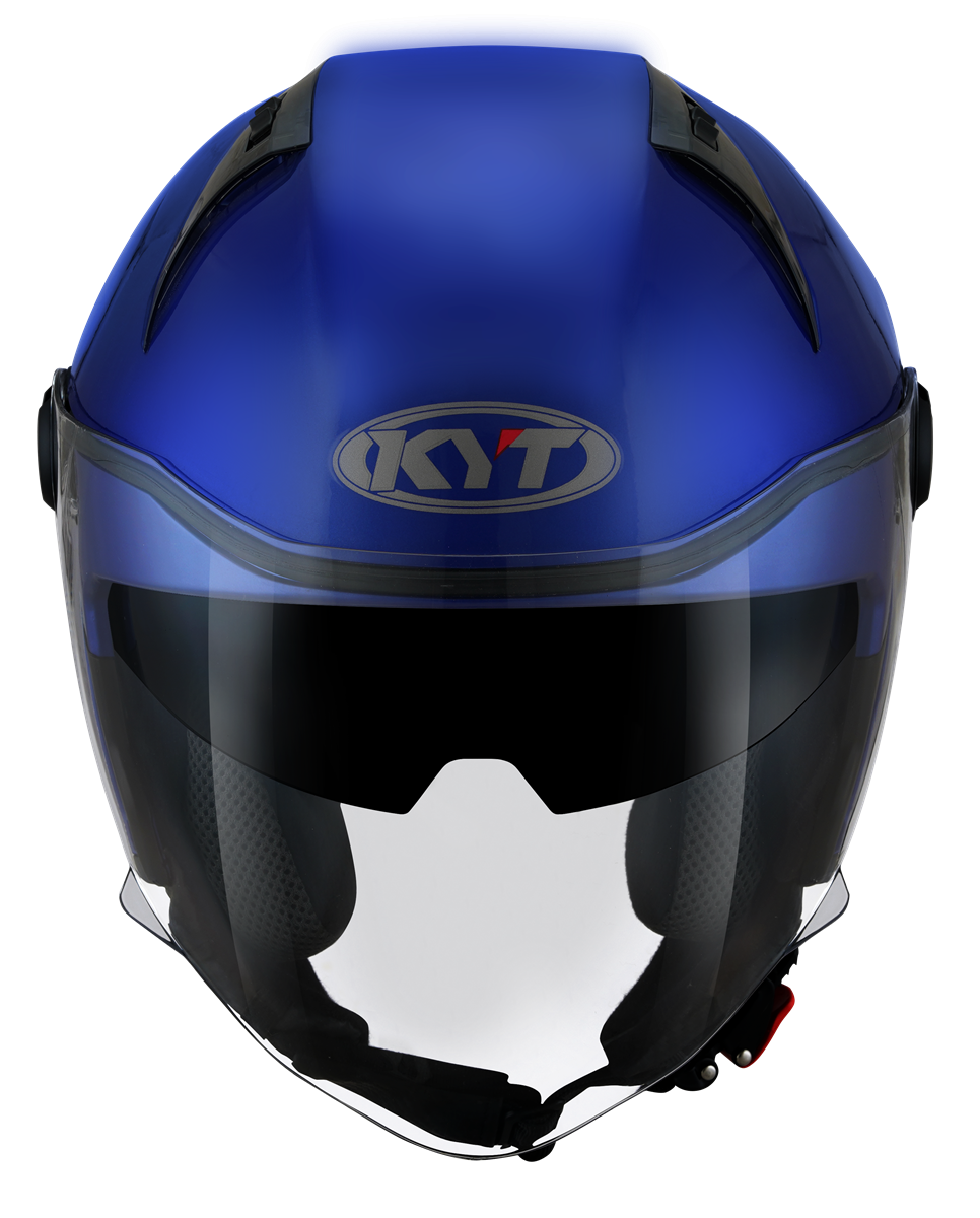 Kask Motocyklowy KYT D-CITY połysk niebieski metaliczny ECE/ONU 22-06