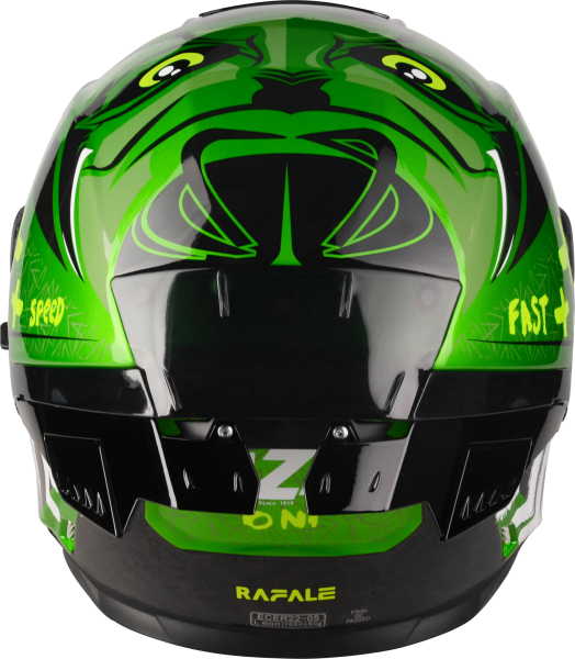 Kask Motocyklowy LAZER RAFALE SR Oni Zielony (kol. Czarny - Zielony)