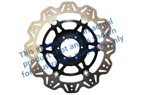 Tarcza hamulcowa motocyklowa EBC VR1171BLK VEE, czarna
