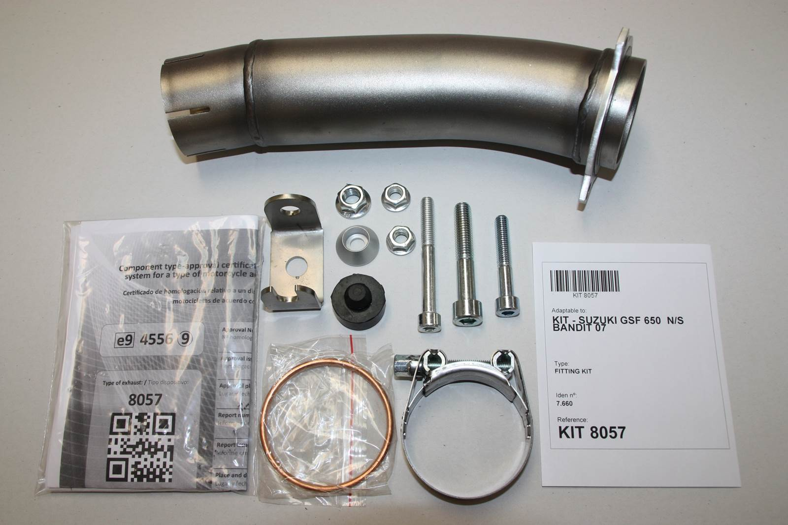 Tłumik IXIL SUZUKI GSX 650 F 08-15 (WVCJ) typ SOVE (waga: 3000g, długość: 423 mm., materiał: Inox AISI304, kolor: Black painted)