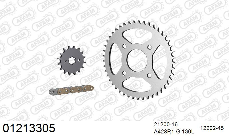 Zestaw napędowy AFAM do YAMAHA TZR 125