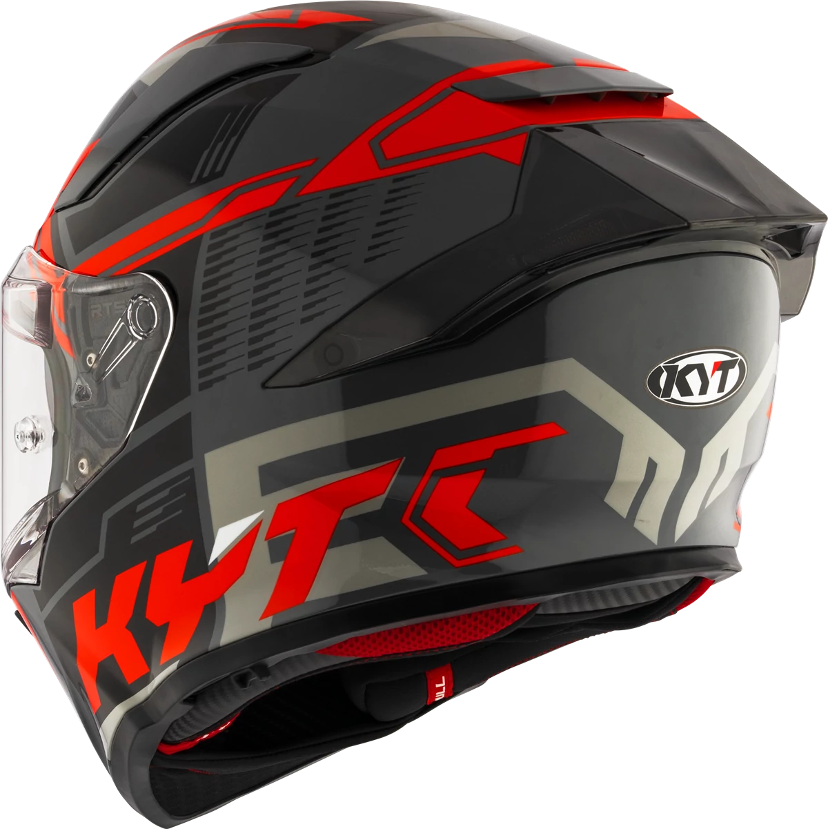 Kask motocyklowy KYT R2R OCTANE CZERWONY E06