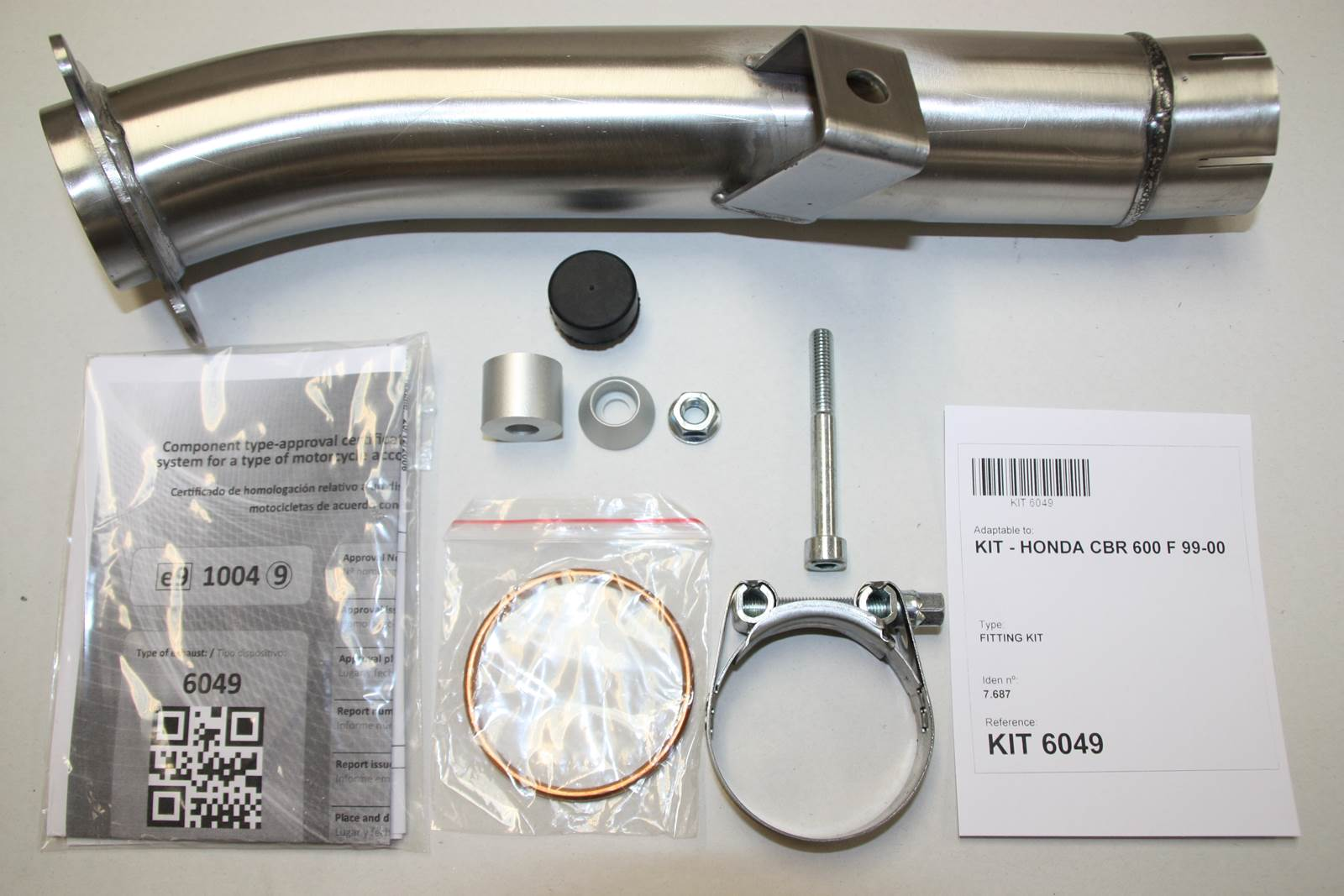 Tłumik IXIL HONDA CBR 600 F 99-00 (PC35) typ SOVE (waga: 3000g, długość: 423 mm., materiał: Inox AISI304, kolor: Black painted)