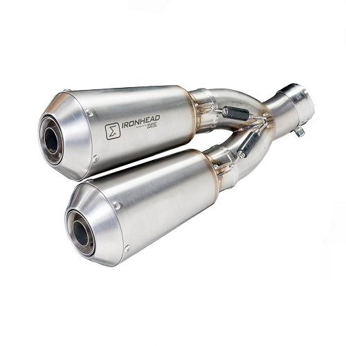 Tłumik IXIL BRIXTON CROSSFIRE 500 X (BX500-A) typ OVC13 (waga: 3200g, długość: 218 mm., materiał: Inox AISI304, kolor: Matt poli