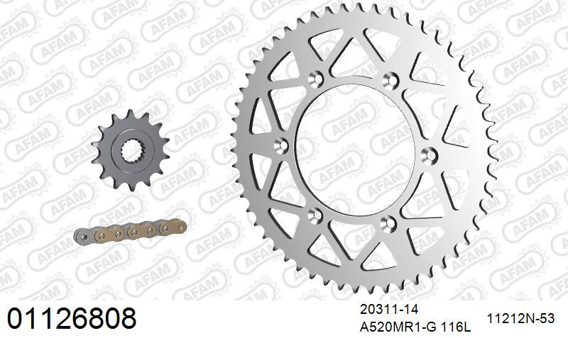 Zestaw napędowy AFAM do HONDA CR 250 R L,M