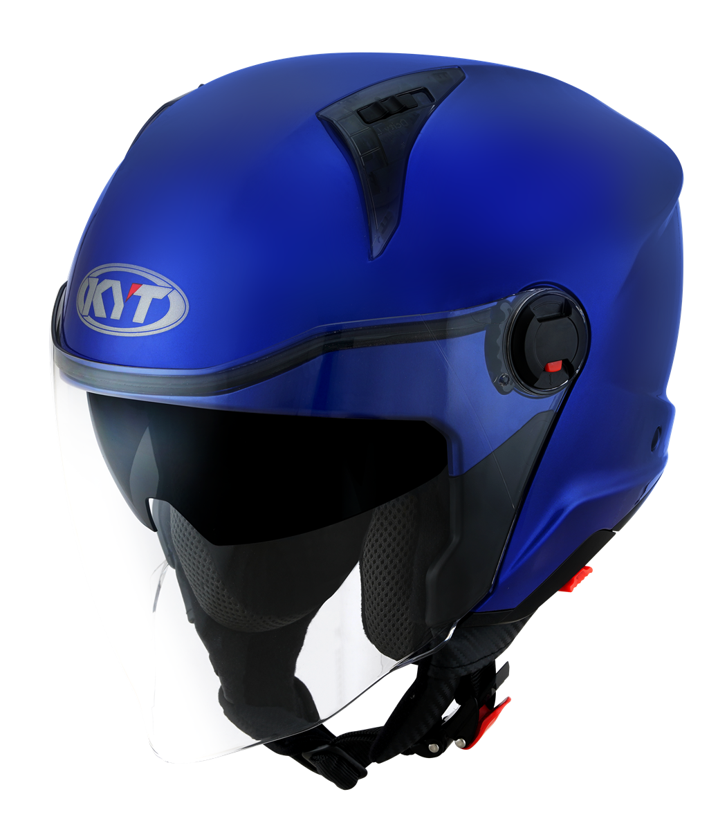 Kask Motocyklowy KYT D-CITY połysk niebieski metaliczny ECE/ONU 22-06