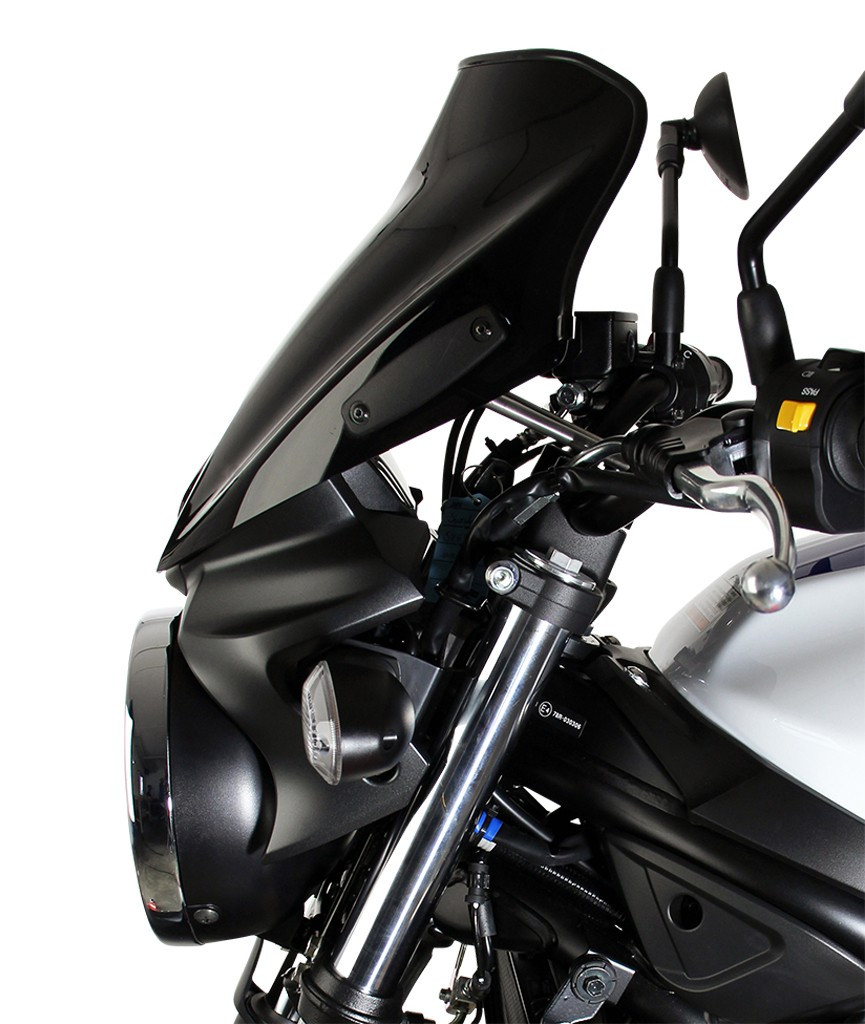 Szyba motocyklowa MRA SUZUKI SV 650 WCX0 / WCX1 2016-, forma NSN, czarna