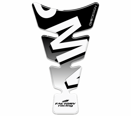 ONEDESIGN Tankpad Spirit shape logo M czarny/transparentny