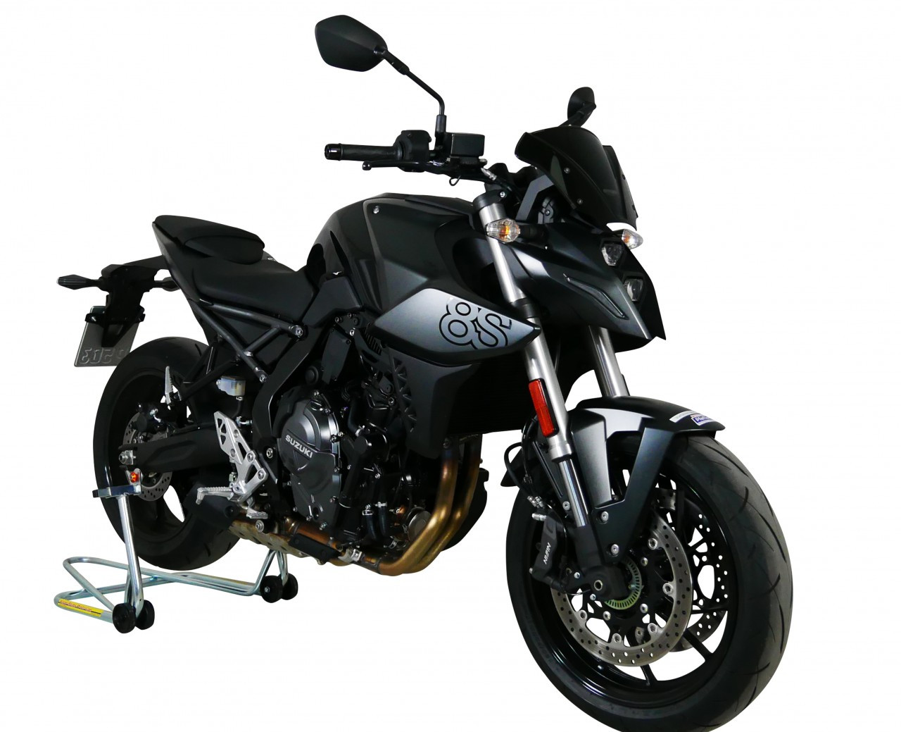 Szyba motocyklowa MRA SUZUKI GSX-8S 2023-, forma NSPM, czarna