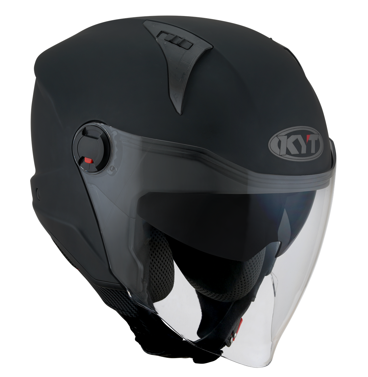 Kask Motocyklowy KYT D-CITY połysk matowy czarny ECE/ONU 22-06