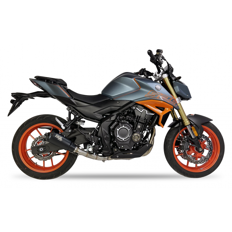 Tłumik IXIL VOGE 525 R typ RB (waga: 900g, długość: 230 mm., materiał: Inox AISI304, kolor: Black painted) SLIP ON - RACE XTREM