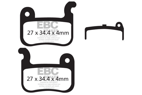 CFA370HH - Klocki hamulcowe rowerowe (spiekane) EBC Brakes