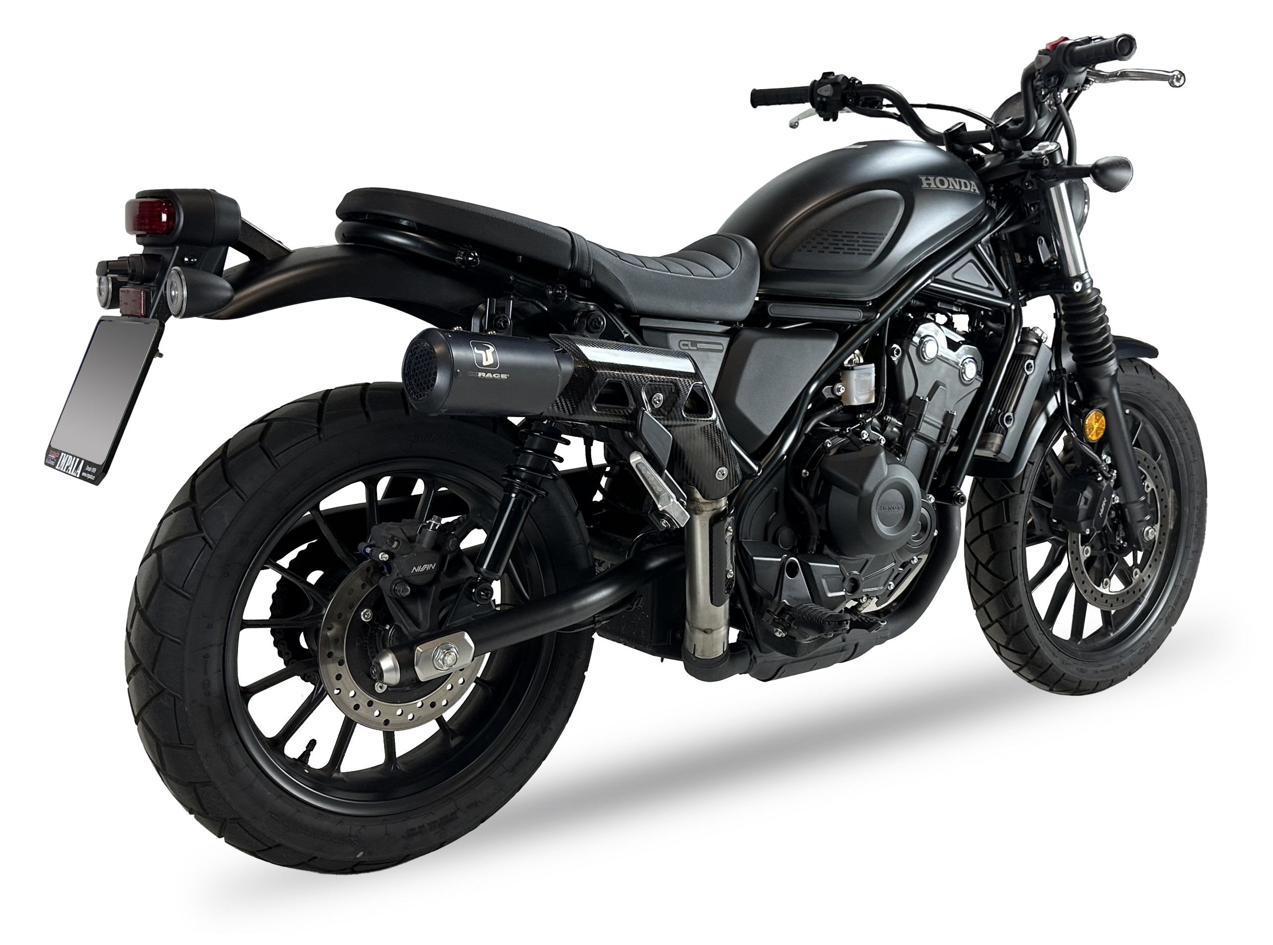 Tłumik IXRACE HONDA CL 500 23-24 (PC67) typ MK2B MK2 SERIES BLACK