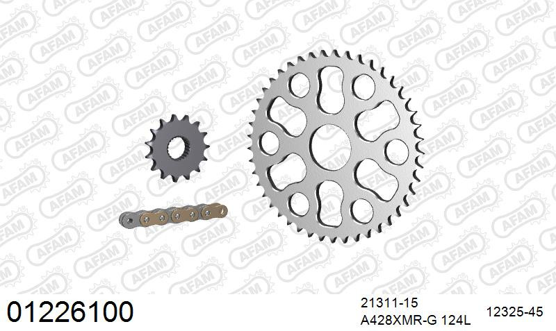 Zestaw napędowy AFAM do YAMAHA XG 250 Tricker