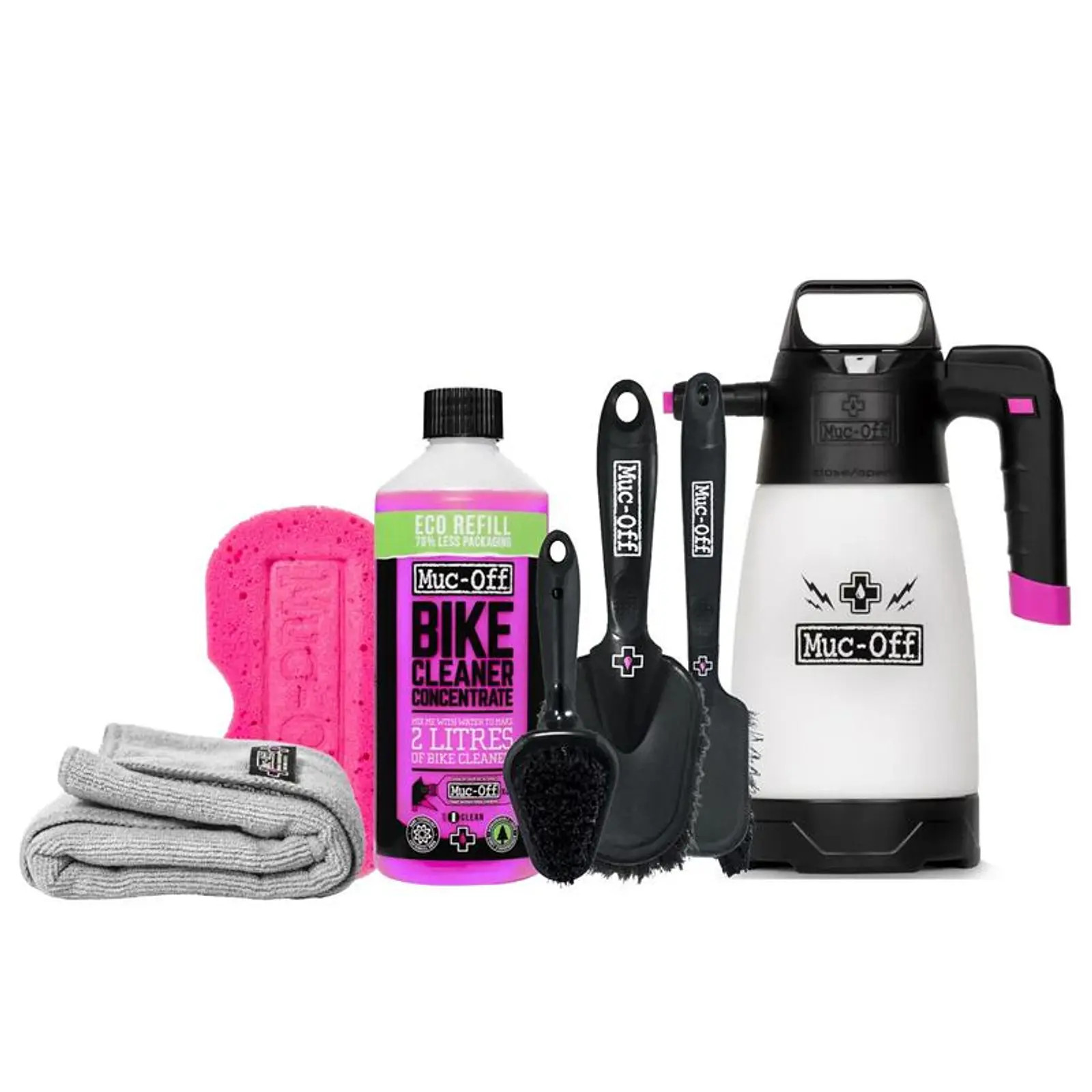 Kompletny zestaw do mycia motocykla, roweru, samochodu "FOAM SPRAYER KIT" 7w1 MUC-OFF