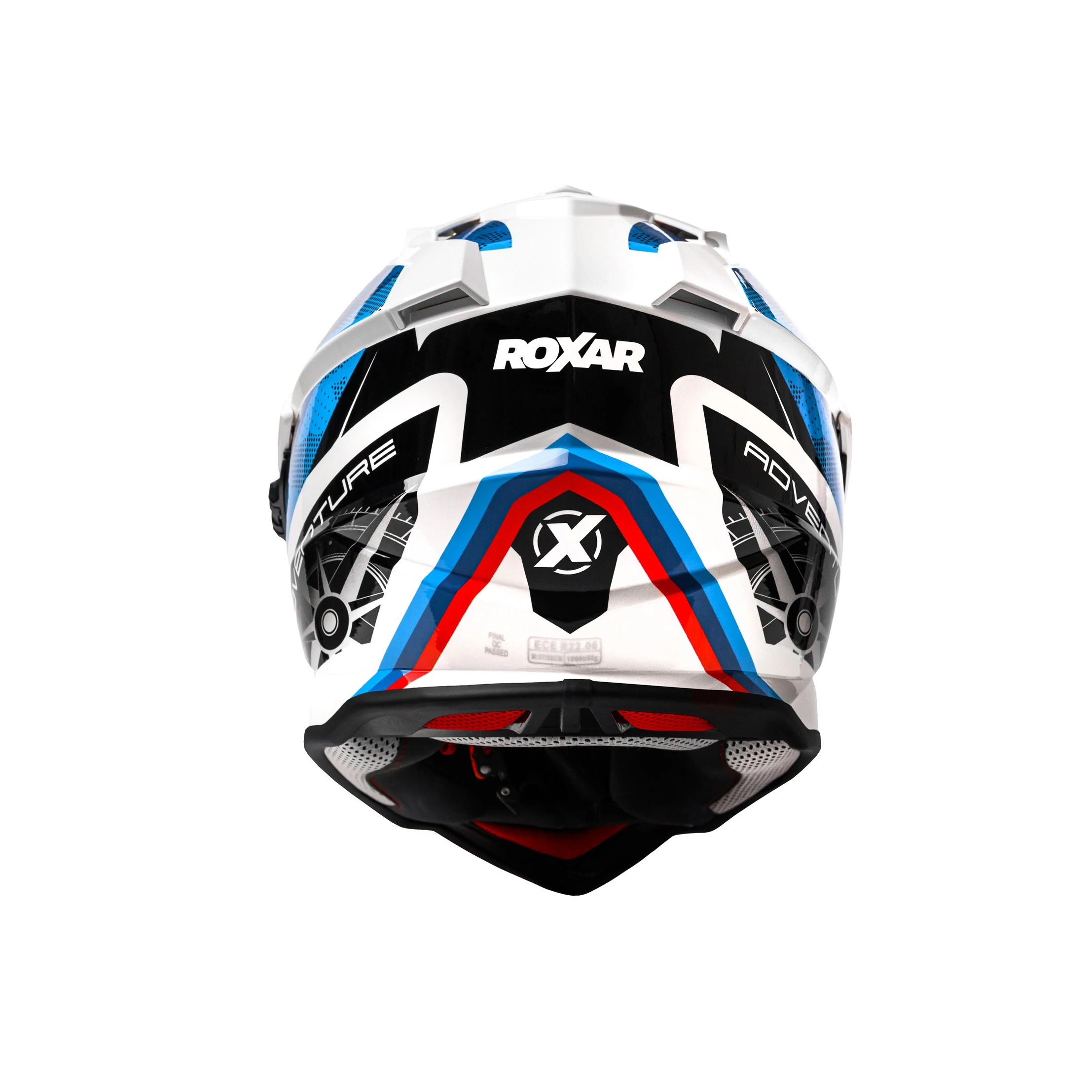 ROXAR HELMETS Kask motocyklowy turystyczny ROXAR ADV Wind Rose White