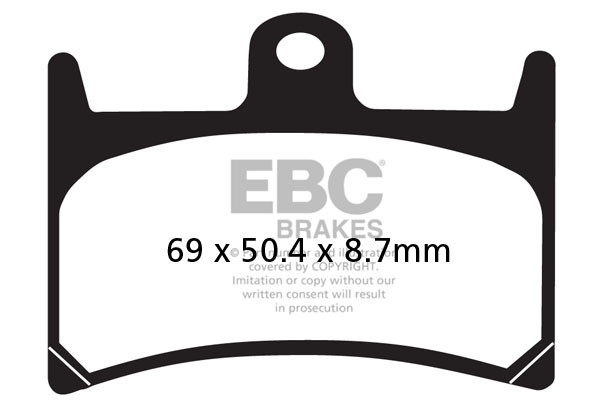 Klocki hamulcowe EBC FA220 (kpl. na 1 tarcze)