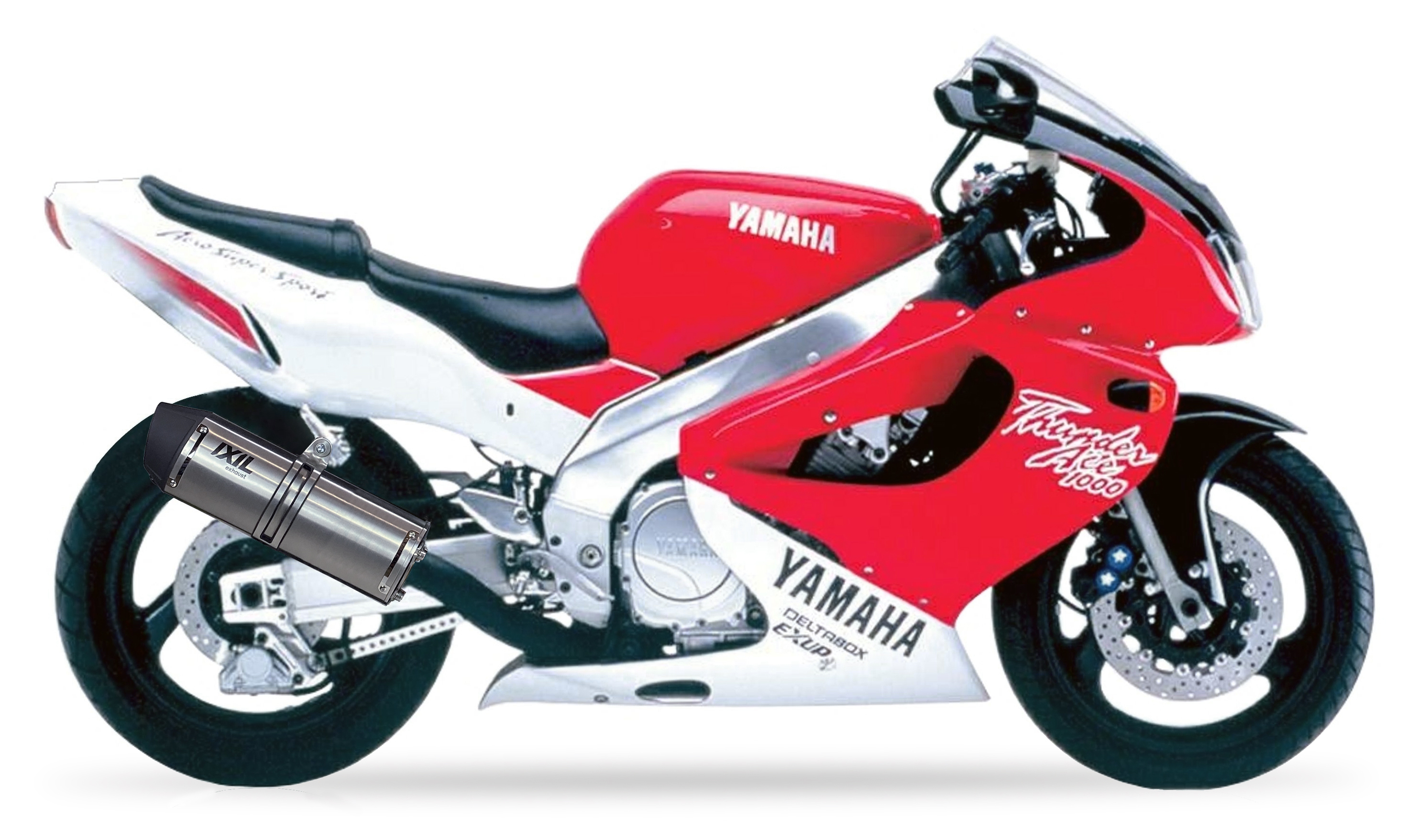 Tłumik IXIL YAMAHA YZF 1000 THUNDERICE (45V) typ SOVE (waga: 3000g, długość: 423 mm., materiał: Inox AISI304, kolor: Black paint