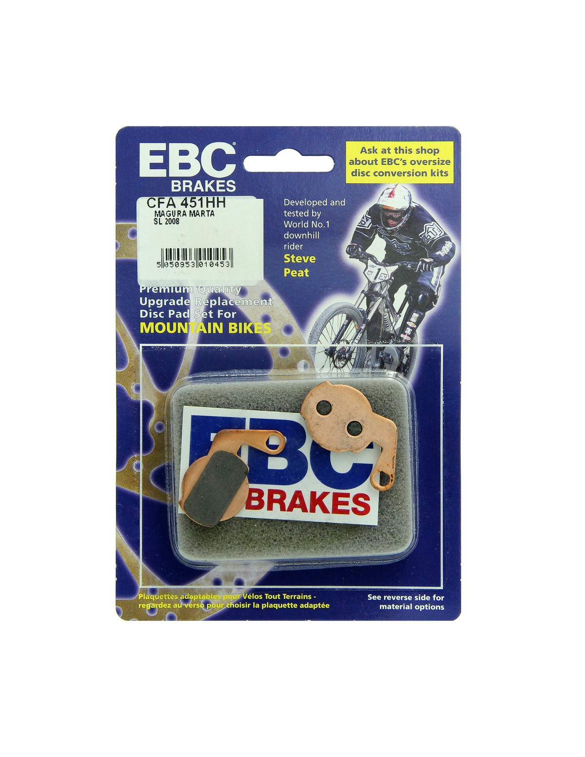 CFA451HH - Klocki hamulcowe rowerowe (spiekane) EBC Brakes