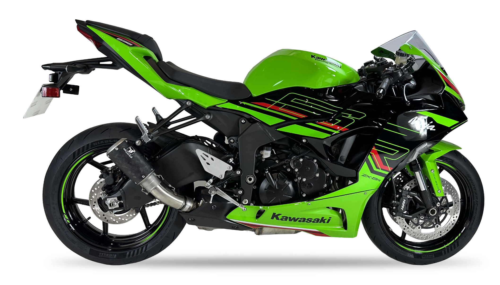 Tłumik IXRACE KAWASAKI ZX-6 R 2024 (ZX636J) typ MK2C MK2 CARBON FORGED