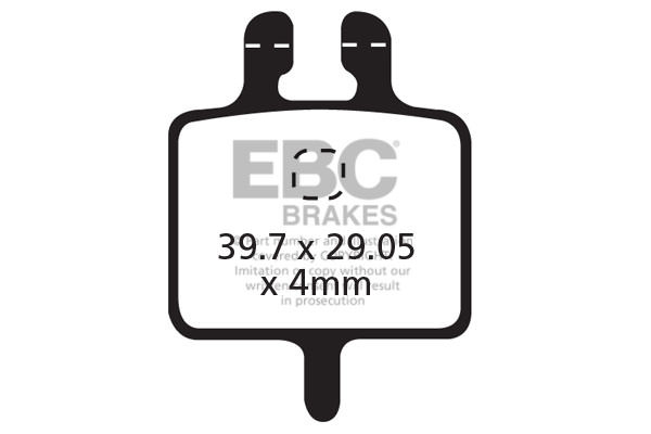 CFA309 - Klocki hamulcowe rowerowe (organiczne) EBC Brakes
