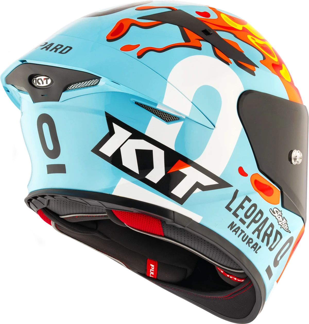 Kask motocyklowy KYT TT-REVO LEOPARD REPLICA ARAGON E06