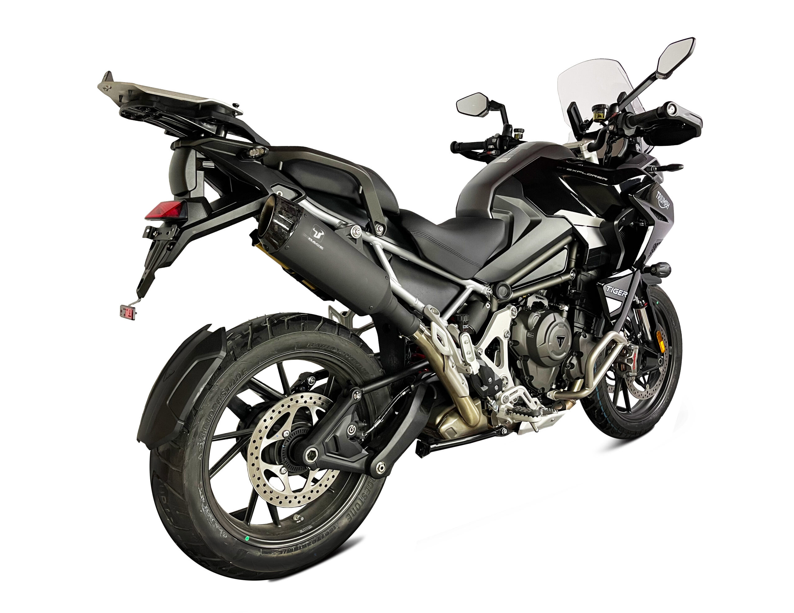 Tłumik IXRACE TRIUMPH TIGER 1200 GT / RALLY 22-23 typ DESERT BLACK DESERT BLACK