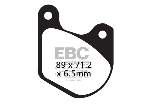 EBC Brakes Klocki hamulcowe EBC FA072 (kpl. na 1 tarcze)