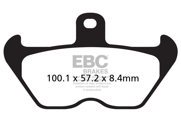 EBC Brakes Klocki hamulcowe EBC FA407HH wzmacniane (kpl. na 1 tarcze)
