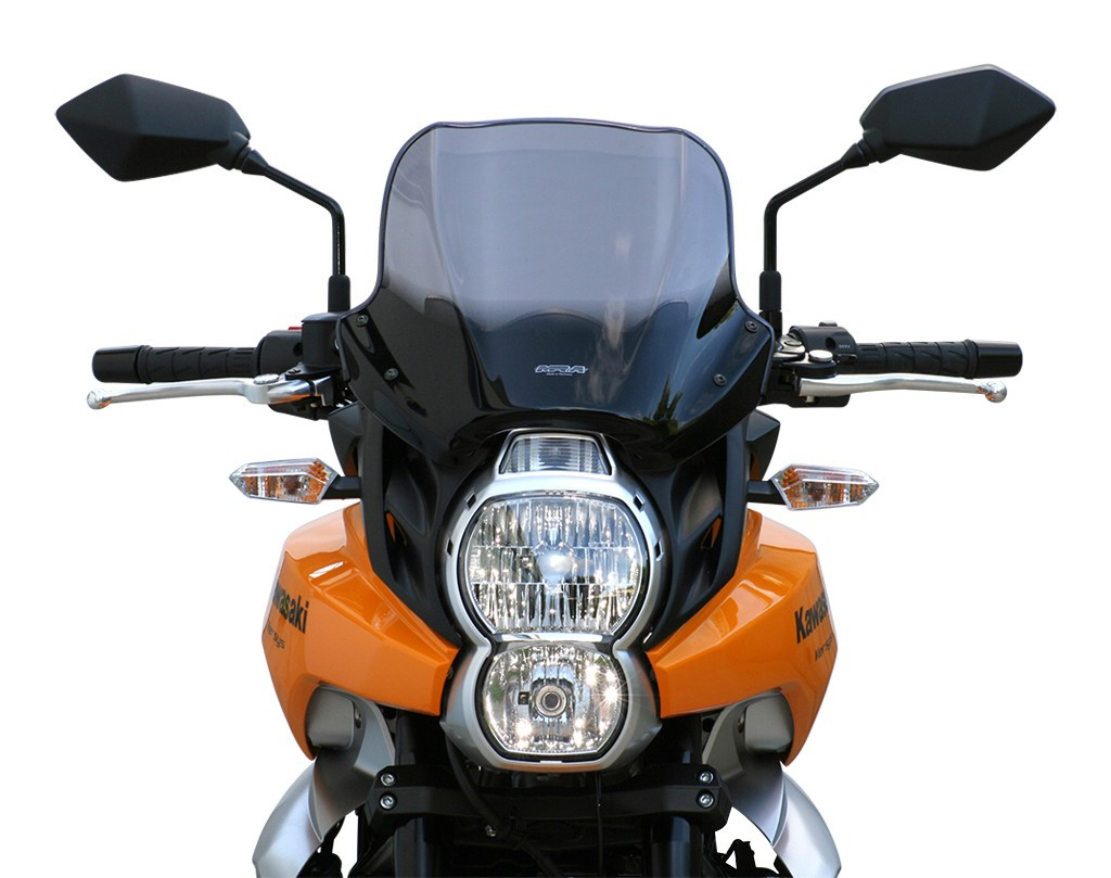 Szyba motocyklowa MRA KAWASAKI VERSYS 650 LE650C 2010-2014, forma TM, czarna
